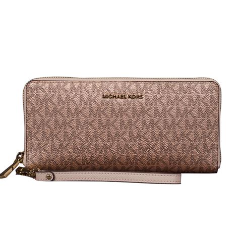 michael kors wallet rose gold|michael kors continental wallet outlet.